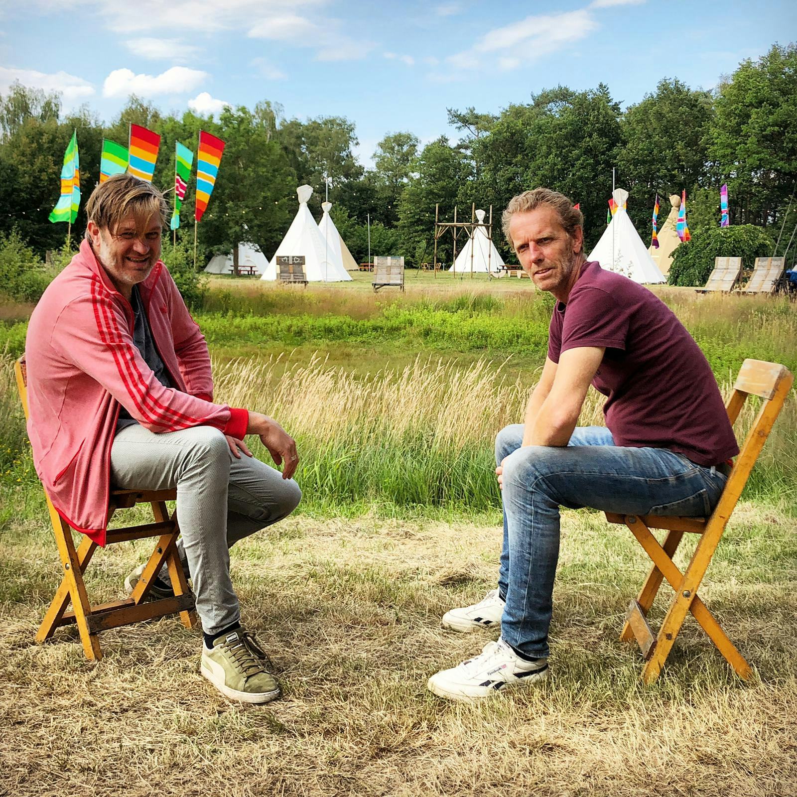 Camping de Wereld Antwan Van Horik en Diederik Walther