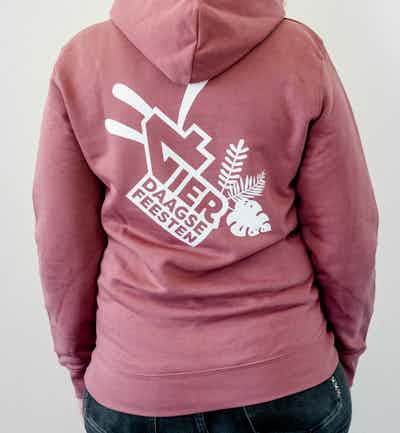 Placeholder for Hoodie Hibiscus Roze
