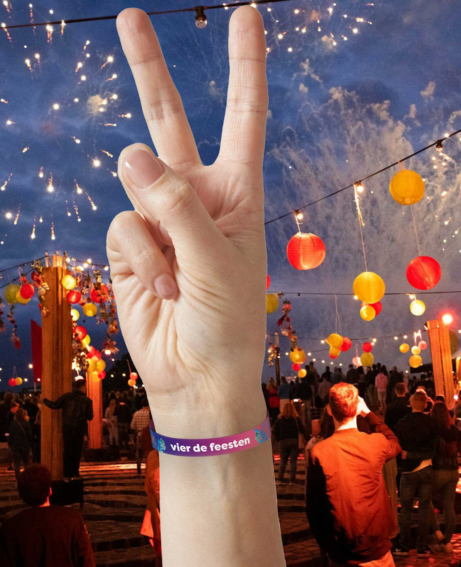 Pols Liggend bandjevierdefeesten smaakmarkt