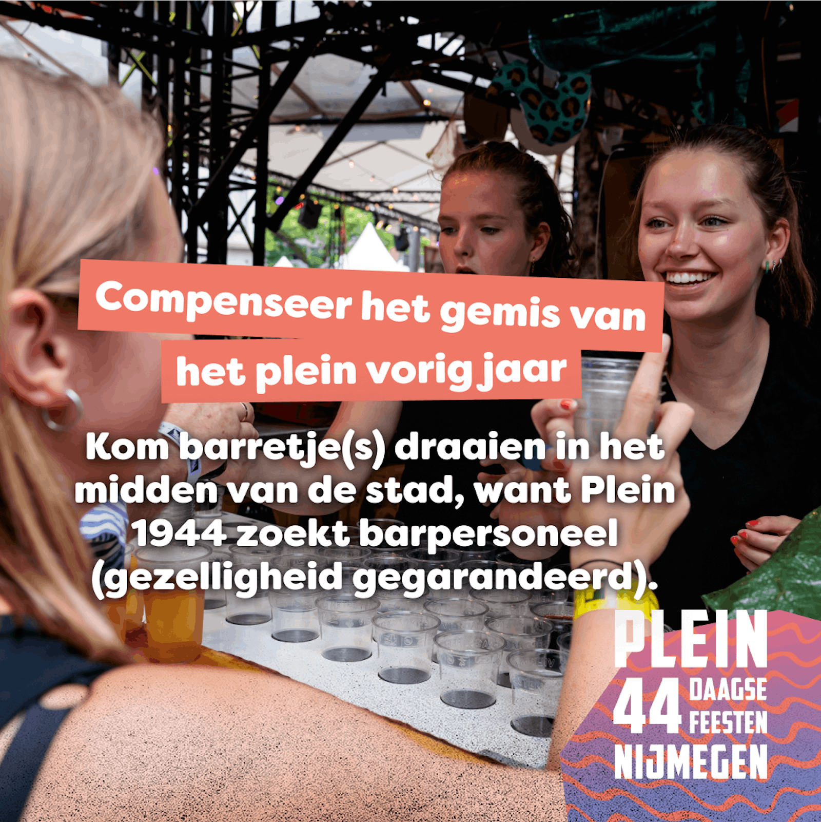 Werken tijdens de Vierdaagsefeesten feed plein44