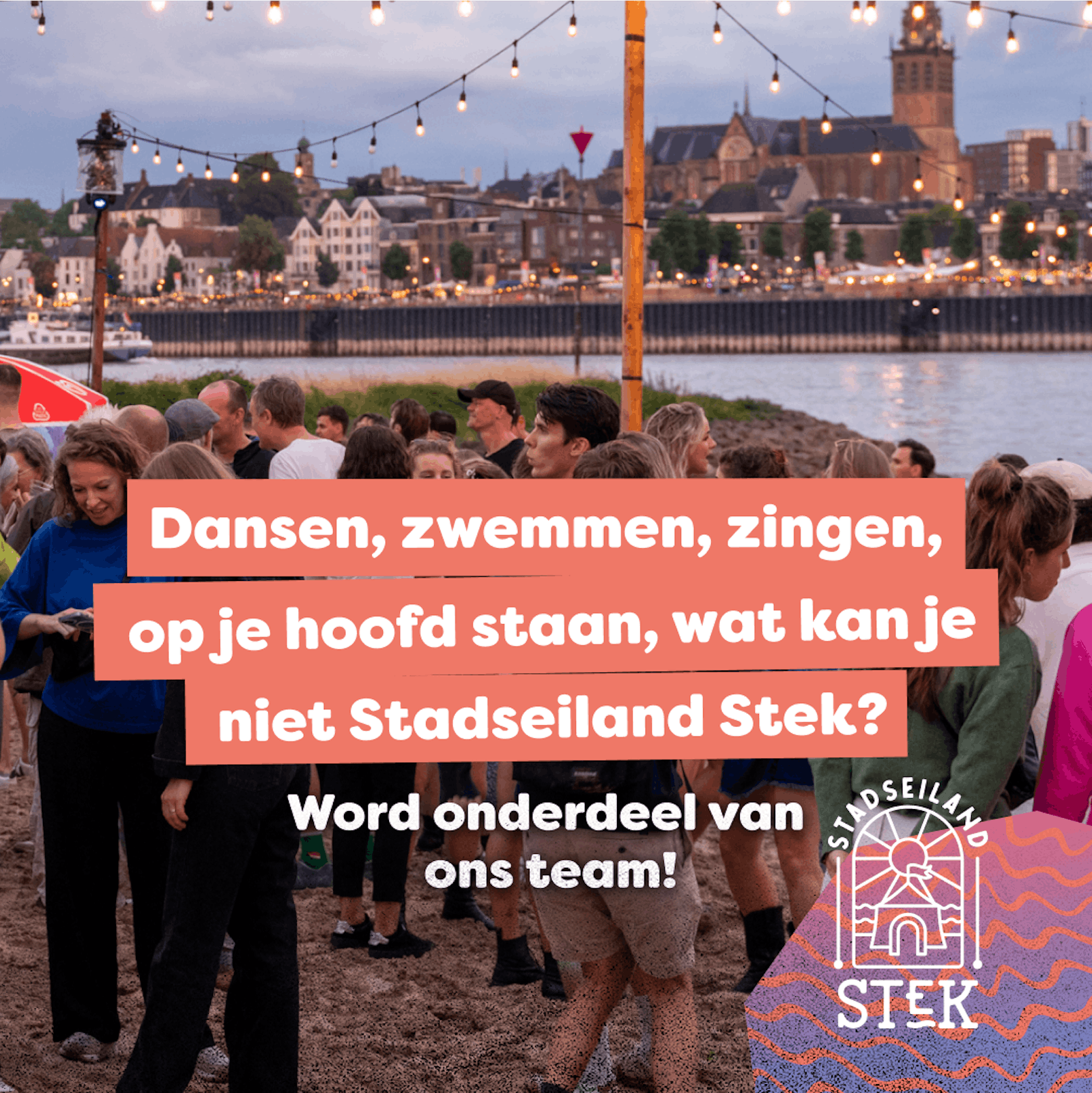 Werken tijdens de Vierdaagsefeesten feed stek