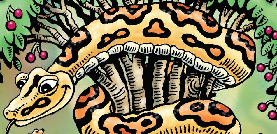 Placeholder for Python en de Bessen Boom