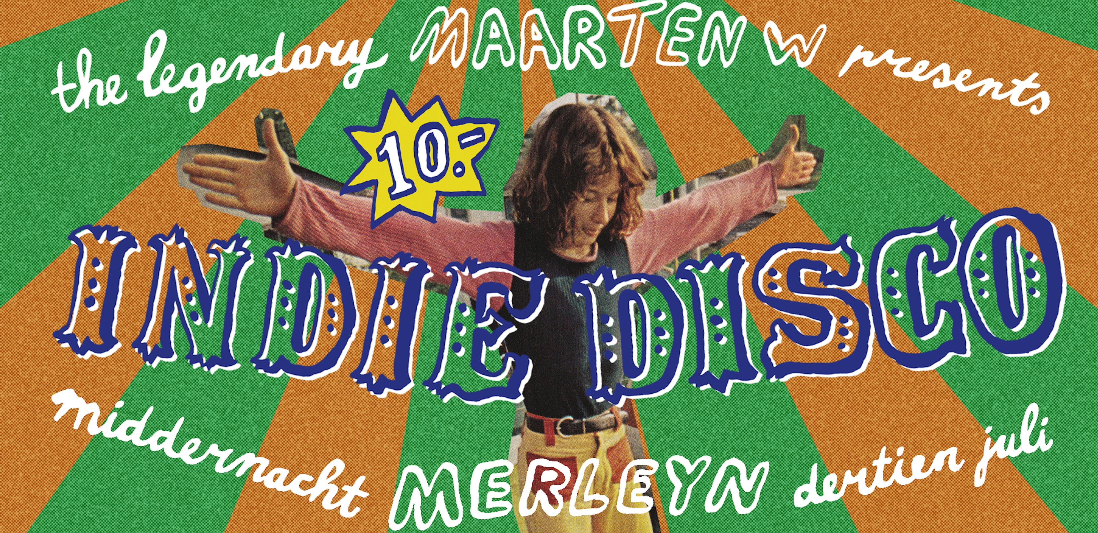 Indie disco 13 07 24 facebook event banner